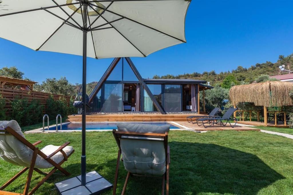 Villa Zeytin Havuzlu Jakuzili Fethiye Exterior foto